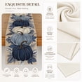 thumbnail image 3 of Sm:)e Blue Pumpkin Fall Table Runner 13x72 Inch, Thanksgiving Decorations for Kitchen Dinning Home Party, 3 of 9