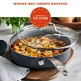thumbnail image 3 of GreenPan Valencia Pro Healthy Ceramic Nonstick 4.5-qt Saute Pan with Lid, 3 of 8