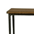 thumbnail image 2 of Benjara BM326526 Lemy Sofa Console Table - Rectangular Brown Top - Black Frame - 62 in., 2 of 5