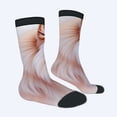 thumbnail image 2 of Four Seasons Universal Socks (2 Pairs) - Trendy Unisex Mixed Color Socks with Fluffy Animal Design Perfect for Cat and Dog Lovers Stylish and Comfortable, 2 of 5