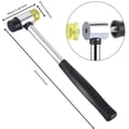 thumbnail image 4 of Rings Sizer Gauge Set with Jewelry Rubber Hammer Mallet Finger Size Measuring US Sizes 0-15 Steel Ring Mandrel Ring Sizer Tool lasting (Color : Tool Set), 4 of 5
