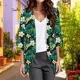 thumbnail image 6 of JTZGDY Lightweight Chiffon Kimono Cardigans for Women Dressy Casual 3/4 Length Sleeve Open Front Cardigan Outwear Tops Loose Fit Beach Cover ups, 6 of 7