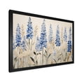 thumbnail image 2 of Designart "Mystical Blue Bonnets Grasslands II" Blue Bonnets Picture Framed Wall Art Living Room, 2 of 5