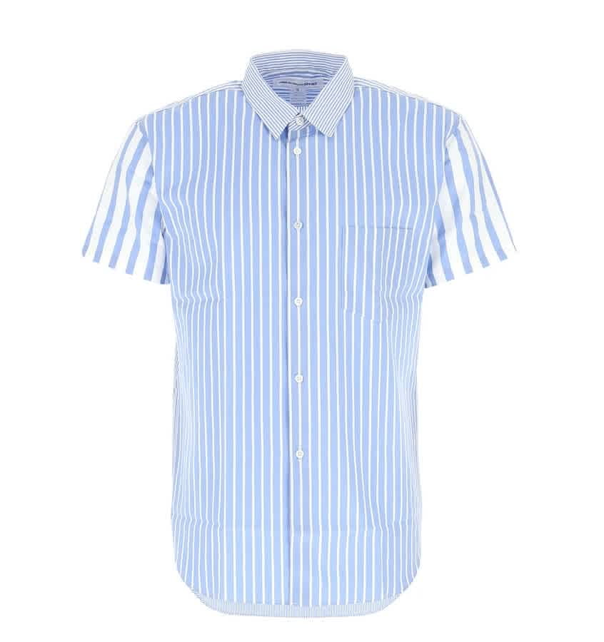 comme de garcon striped shirt