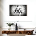 thumbnail image 3 of Elephant Stock Optometry Test Wall Art - Horizontal Canvas Wall Art - Living Room Wall Decor - Profession Canvas - White And Gray Decor - 30" x 20", 3 of 8