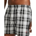 thumbnail image 3 of Polo Ralph Lauren Mens Woven Cotton Boxers (Large, Black/Bengal/Stockton), 3 of 6