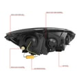thumbnail image 4 of DNA Motoring LED Sequential Signal Halo Projector Headlight for 2015-2018 Ford Focus, Chrome, 4 of 7