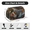 thumbnail image 5 of Kdxio Flower Field Cute Bulldog for Double Compartment Pen Case Oxford Organizer with Zipper Pockets for Students Artists, 5 of 7