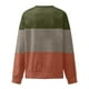 thumbnail image 5 of ICHUANYI Clearance Women's Round Neck Fashion Casual Long Sleeve Print Sweatshirt Tops Blouse(Green, S) ICHUANYI WER2023080900774, 5 of 5