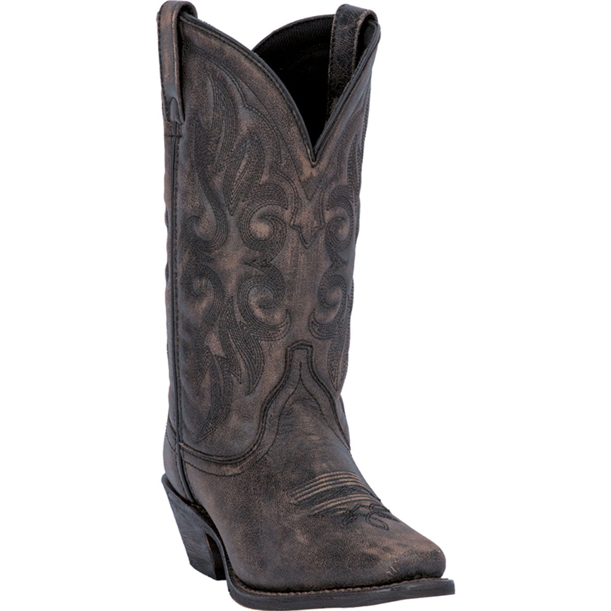 Women Maricopa Tan Crackle Finish Goat Cowgirl Square Toe Boot Details about   Laredo 51041