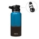 thumbnail image 1 of MIRA Stainless Steel Insulated Sports Water Bottle - Hydro Metal Thermos Flask Keeps Cold for 24 Hours, Hot for 12 Hours - BPA-Free Spout Lid Cap (32 oz (960 ml, 1 qt), Blue Lava) MIRA Brands Botella De Agua, 1 of 2