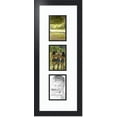 thumbnail image 1 of double-multimat-137-61/89-frbw26079 collage photo frame double mat with 3-4x6 openings and  black frame, super white, 3-4x6, 1 of 2