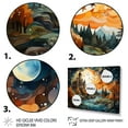 thumbnail image 3 of Designart "Stone Fortress Castles I" Architecture Floater Framed Wall Art Living Room, 3 of 7