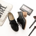 thumbnail image 3 of SACFOF Women's Lace Up Pump Oxfords Brogues Wingtip Round Toe Chunky Platform Block Heel Vintage Dress Shoes, 3 of 6