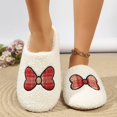 thumbnail image 6 of Wensltd Women's House Cotton Slippers Warm Fuzzy Memory Foam Winter Slippers Indoor Outdoor, 6 of 7