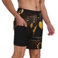 thumbnail image 2 of Balery Casino Playing Cards Mens Swim Trunks Swim Shorts for Men Quick Dry Inseam Beach Shorts with Compression Liner Pocket-Small, 2 of 9