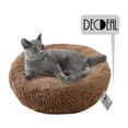 thumbnail image 1 of Lit Rond en Peluche Douce pour Animaux de Compagnie Lit Doux pour Chats Petits Chiens, 1 of 7