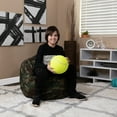 thumbnail image 3 of Emma + Oliver Small Camouflage Refillable Bean Bag Chair for Kids and Teens, 3 of 9