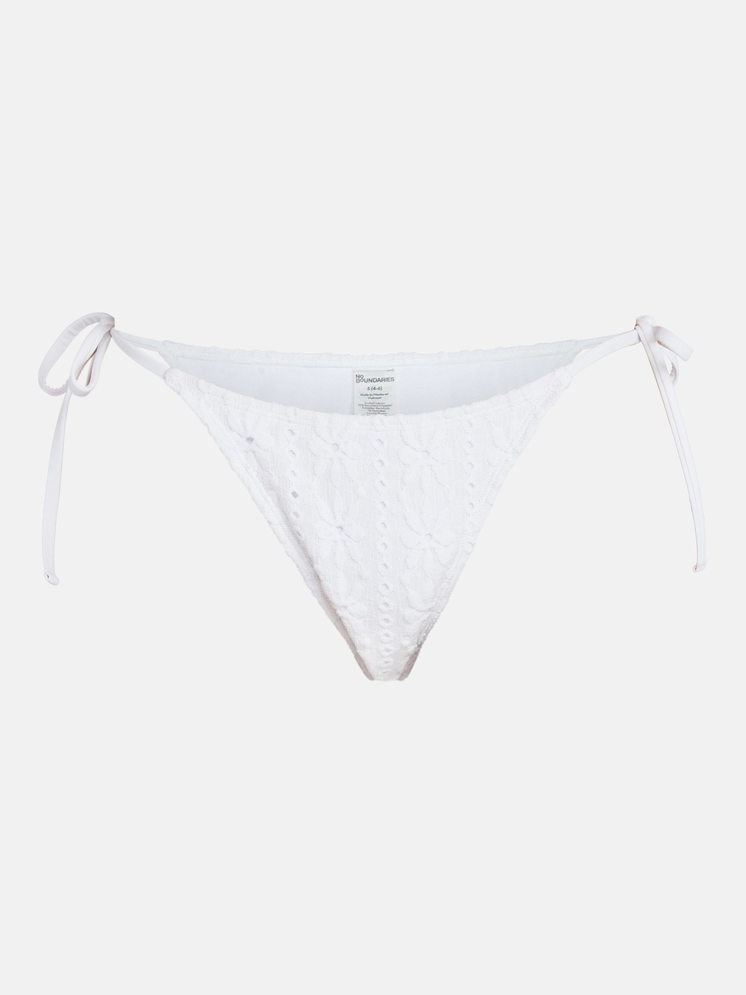 No Boundaries Missy Daisy String Bikini Bottoms, Women’s XXS-XXL