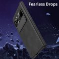 thumbnail image 7 of Cowithday All-inclusive Cover Case for Google Pixel Fold 5G 2023, Wireless Charging Camera Lens Protector Screen Protector Magnetic Hinge Protection Drop-Proof Shockproof Kickstand Case, Black, 7 of 7