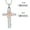 CustomizeText, variant on Personalized Engrave Prayer Cross with Rose Flower Cremation Jewelry for Ashes Ash Holder Memory Necklace Pendent for Ashes and Chain