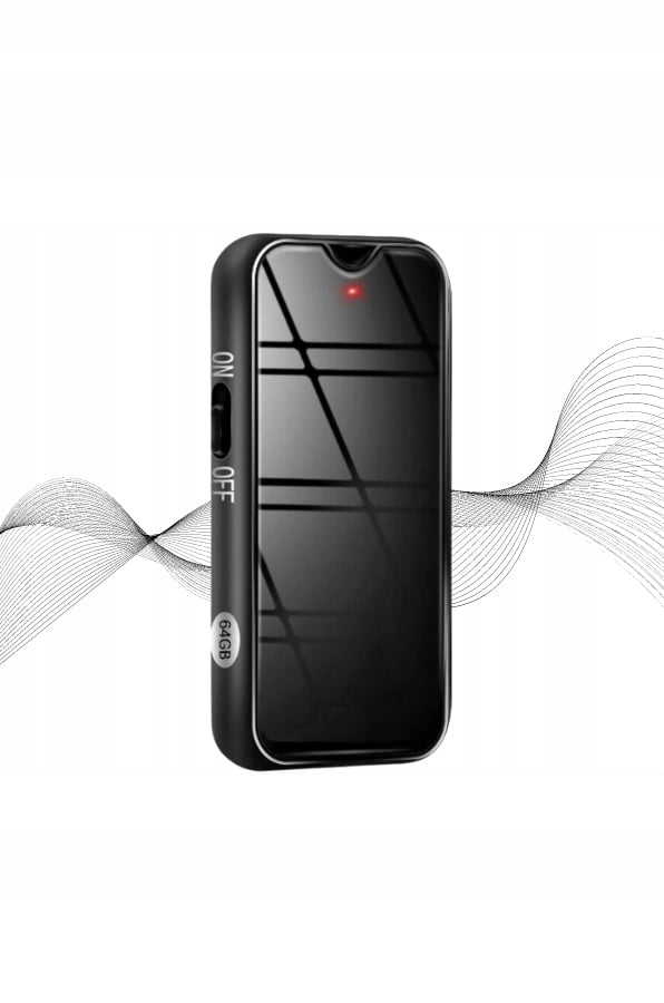 Noise reduction voice recorder intelligent voice control recording 64GB