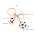 thumbnail image 2 of BRIGHTFUFU 6Ud Llavero De Fútbol Multicolor Para Regalos Y Souvenirs De Eventos Deportivos, 2 of 8