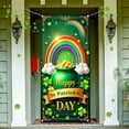 thumbnail image 4 of Decoraciones del Día de San Patricio Cortina de puerta del Día de San Patricio Adecuada para suministros de fiesta grandes Habitación Jardín Decoración de pared Decoración navideña Fondo Banners de fe, 4 of 6