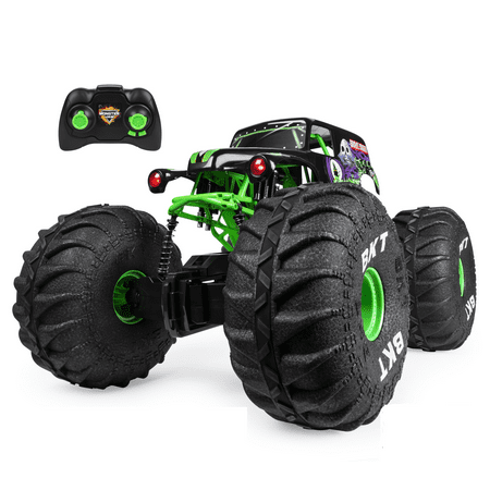 Monster Jam, Official MEGA Grave Digger All-Terrain Remote Control Monster Truck with Lights, 1:6 (Best Rated Remote Control Trucks)