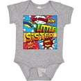 thumbnail image 3 of Inktastic Little Sister Comic Book Girls Baby Bodysuit, 3 of 5