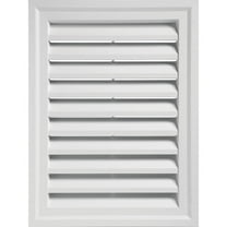 Ply Gem 24" x 30" Rectangular White Gable Attic Vent RECTGV2430 AW