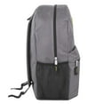 thumbnail image 5 of 19 Inch Two Tone Color Mesh Side Pocket Backpack for Camping, Commuting and Travel in Gray & Yellow, 5 of 7