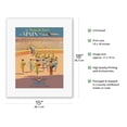 thumbnail image 2 of Spain - Bullfighting (Fiesta de Toros) - Iberia Air Lines of Spain - Vintage Airline Travel Poster c.1950s - Fine Art Rolled Canvas Print 11in x 14in, 2 of 4