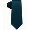 Kenneth Cole Reaction Men's Neck Tie Hi Low Geometric Slim Silk Green Not Applicable