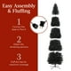 thumbnail image 4 of Árbol de Navidad Best Choice Products 12 pies preiluminado negro, 4 of 7
