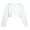 White, variant on inhzoy Kids Flower Girls Stain Long Sleeves Bolero Shrug Jacket