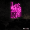 thumbnail image 4 of Craftnamesign Let The Good Time Roll Neon Sign,Bedroom Decor,Bar Wall Art, 4 of 4