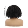 thumbnail image 3 of Peluca frontal de encaje rizado de longitud media de 18 pulgadas Peluca de cabello sintético de aspecto natural para mujeres Uso diario Fiesta de disfraces Eventos especiales Estilo de moda, 3 of 8