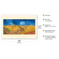 thumbnail image 2 of Wheatfield with Crows (1890) - From an Original Color Painting by Vincent van Gogh c.1890 - Master Art Print (Unframed) 12in x 18in, 2 of 4