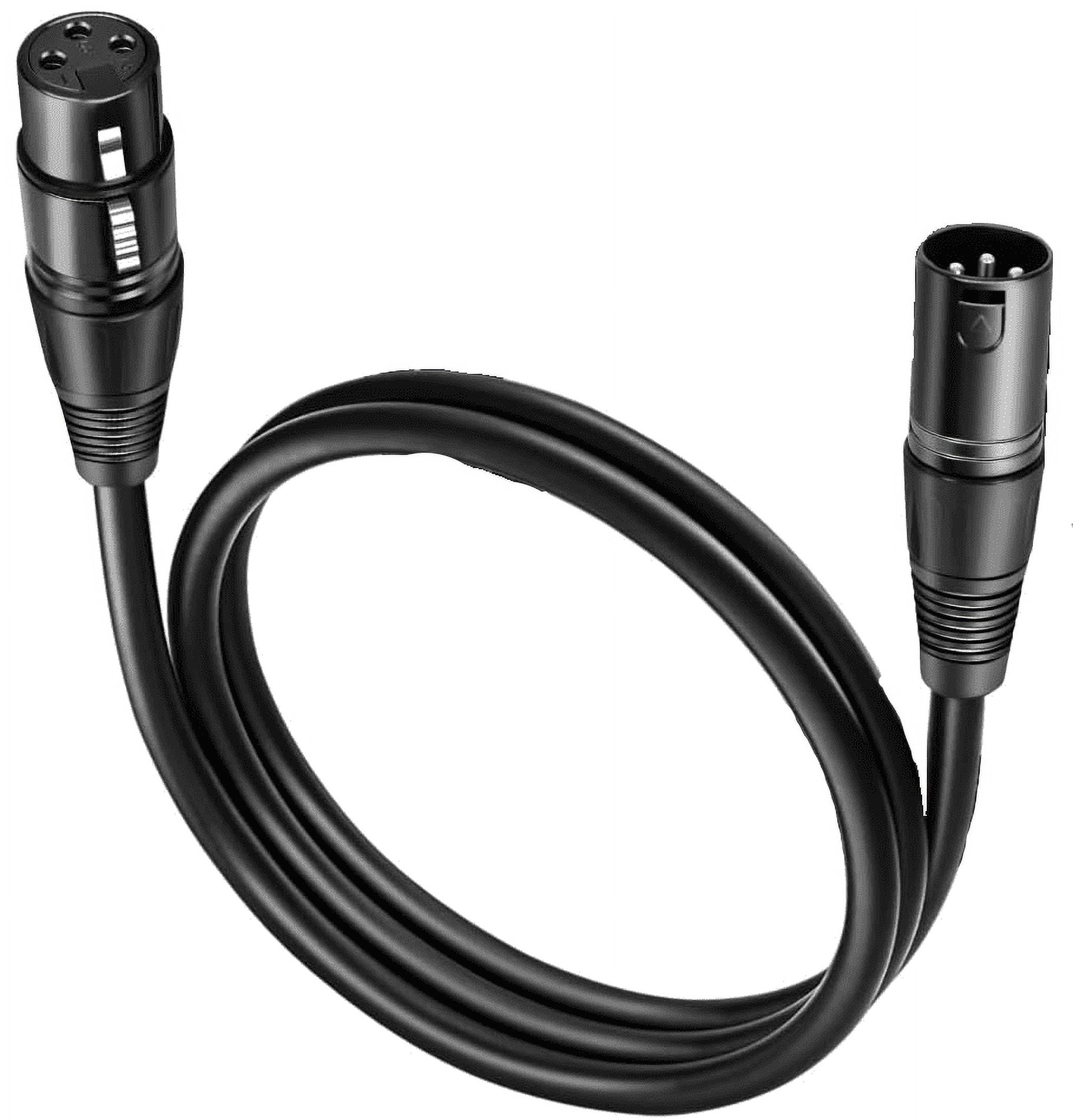 2 MR DJ CXMXF12 12' XLR Male to XLR Female Microphone Balanced Instrumental Dj XLR Interconnect Cable