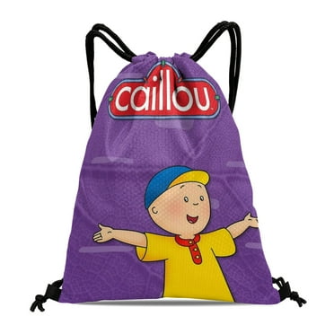 Caillou Drawstring backpack GIFT, sports and fitness bag16"x18"