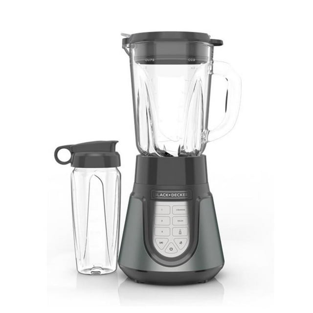 Licuadora Black+Decker para Batidos Acero Inoxidable 1.5 L 3 Funciones Preprogramadas