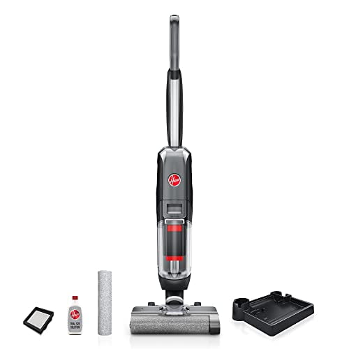 Aspiradora de pisos con cable Hoover Streamline, aspiradora en seco y húmedo, sistema de autolimpieza, ideal para pisos de madera, vinilo de lujo, azulejos y más.