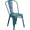 Kelly Blue-Teal, variant on Flash Furniture Commercial Grade Distressed Kelly Red Metal Indoor-Outdoor Stackable Chair