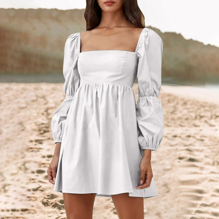 Bubble long sleeve dress best sale