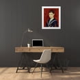 thumbnail image 3 of Renoir, Pierre-Auguste 12x14 White Modern Wood Framed Museum Art Print Titled - Fernand Halphen as a Boy, 3 of 4