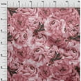 thumbnail image 3 of oneOone Georgette Viscose Pink Fabric Floral Diy Clothing Quilting Fabric Print Fabric By Yard 42 Inch Wide, 3 of 4