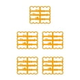 thumbnail image 1 of ZheElen Cookie Mold Cooking Plastic Biscuit Plastic Biscuit Form Mould Form Mould Kitchen Baking Maker with Good Wishes D 5Set, 1 of 6