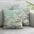 thumbnail image 3 of Chilfamy White Flowers Pillow Covers for Couch Sofa Indoor Outdoor Pillow Case for Bedroom Living Room Decorative Throw Pillowcase 1PC 20x20in, 3 of 5