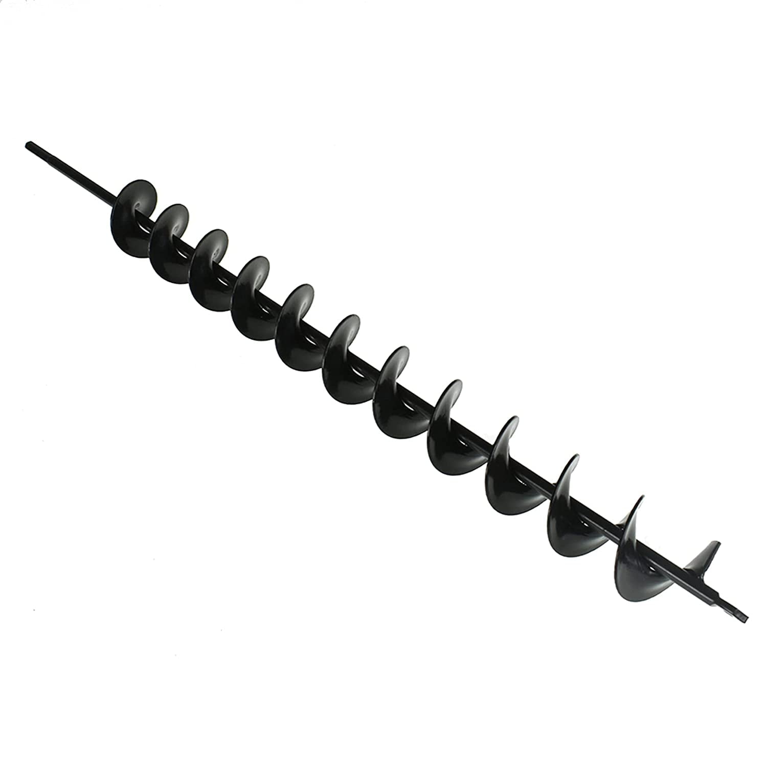 Auger Drill Bit Garden Auger Spiral Drill Bit for Planting 24 Inch Length 2 Inch Width Garden